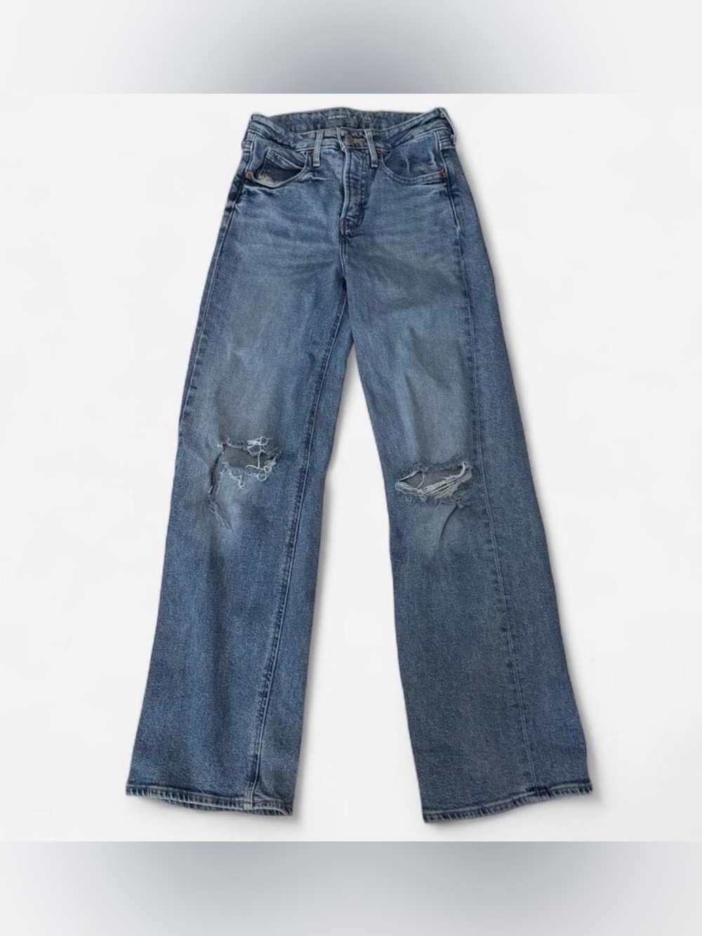 Old Navy blue sky high wide leg jeans